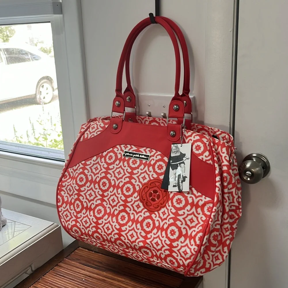Petunia Pickle Bottom Relaxing in Rimini Wistful Weekender/Diaper Bag,NWT